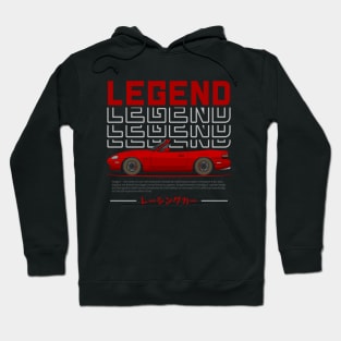 Tuner Red NB Miata Roadster JDM Hoodie